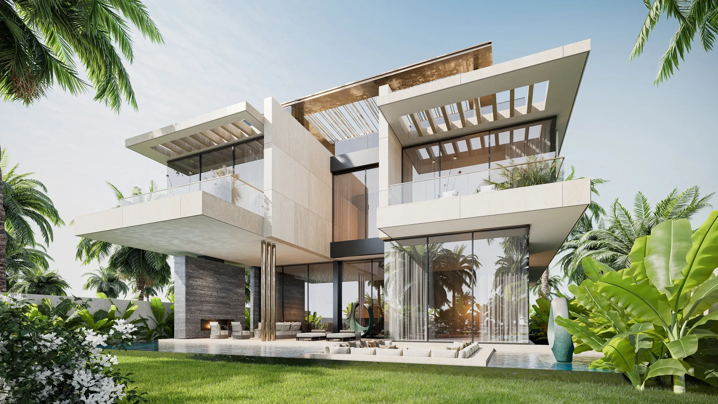 Mira Bentley Villas detalle arquitectonico