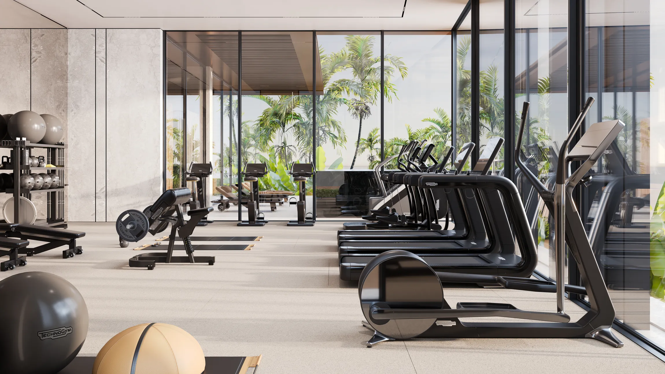 Mira Bentley Villas gimnasio