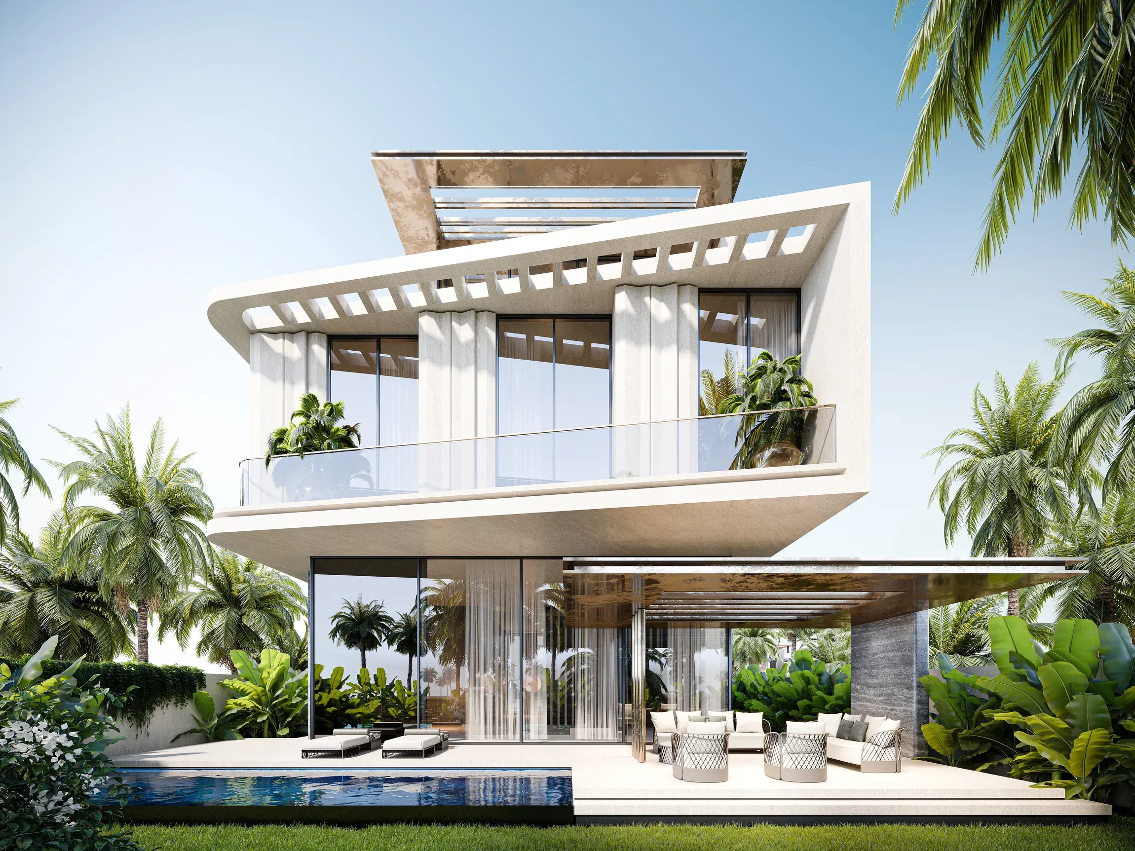 Mira Bentley Villas fachada en Dubai