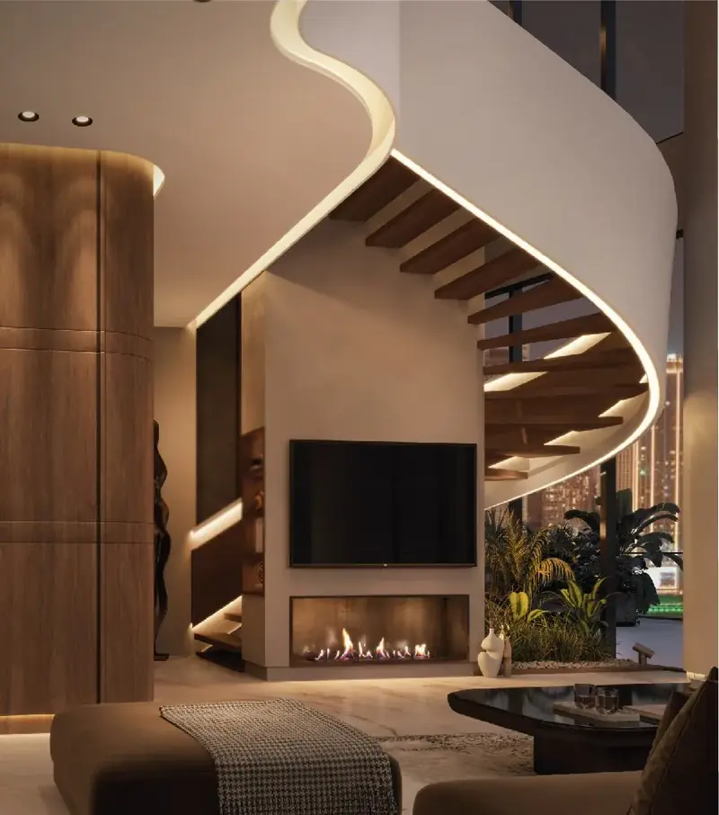 SAAS Hills, interior de apartamento