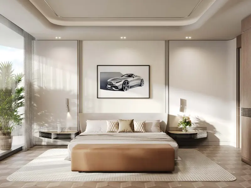 Vision Mercedes-Maybach 6, dormitorio