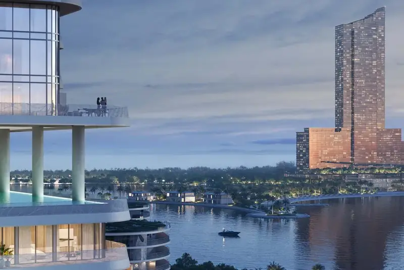 W Residences, vista exterior frente al mar